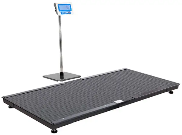 Click Here To Enlarge This Photo Of BRECKNELL PS3000-LCD FLOOR SCALE WITH OPTIONAL INDICATOR STAND