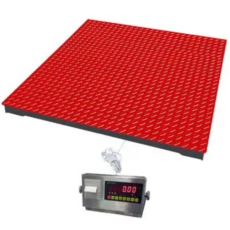Click Here To Enlarge This Photo Of LOCOSC LPP SERIES HEAVY DUTY PLATFORM SCALE WITH TALLY ROLL PRINTER