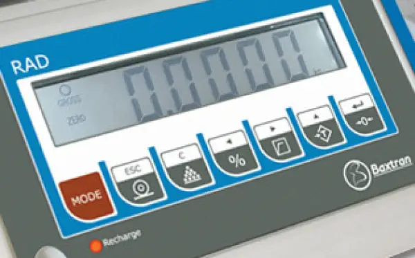Click Here To Enlarge This Photo Of BAXTRAN RAD SERIES BENCH SCALE WITH INBUILT TALLY ROLL PRINTER