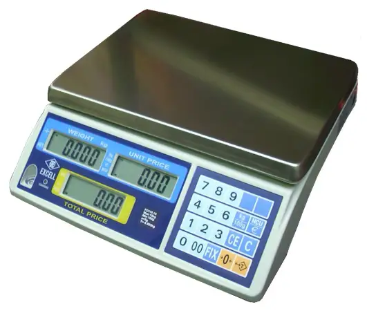 Click Here To Enlarge This Photo Of EXCELL FD3-P DIGITAL RETAIL SCALES