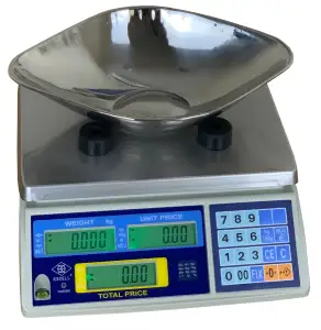 EXCELL FD3-P DIGITAL RETAIL SCALES with SCOOP - REDUCED