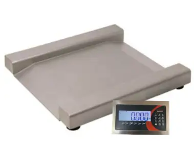 DRIVE-THRU STAINLESS PLATFORM WITH INBUILT RAMPS